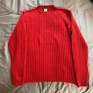 Loro Piana 100% Cashmere Red Sweater // Size 48